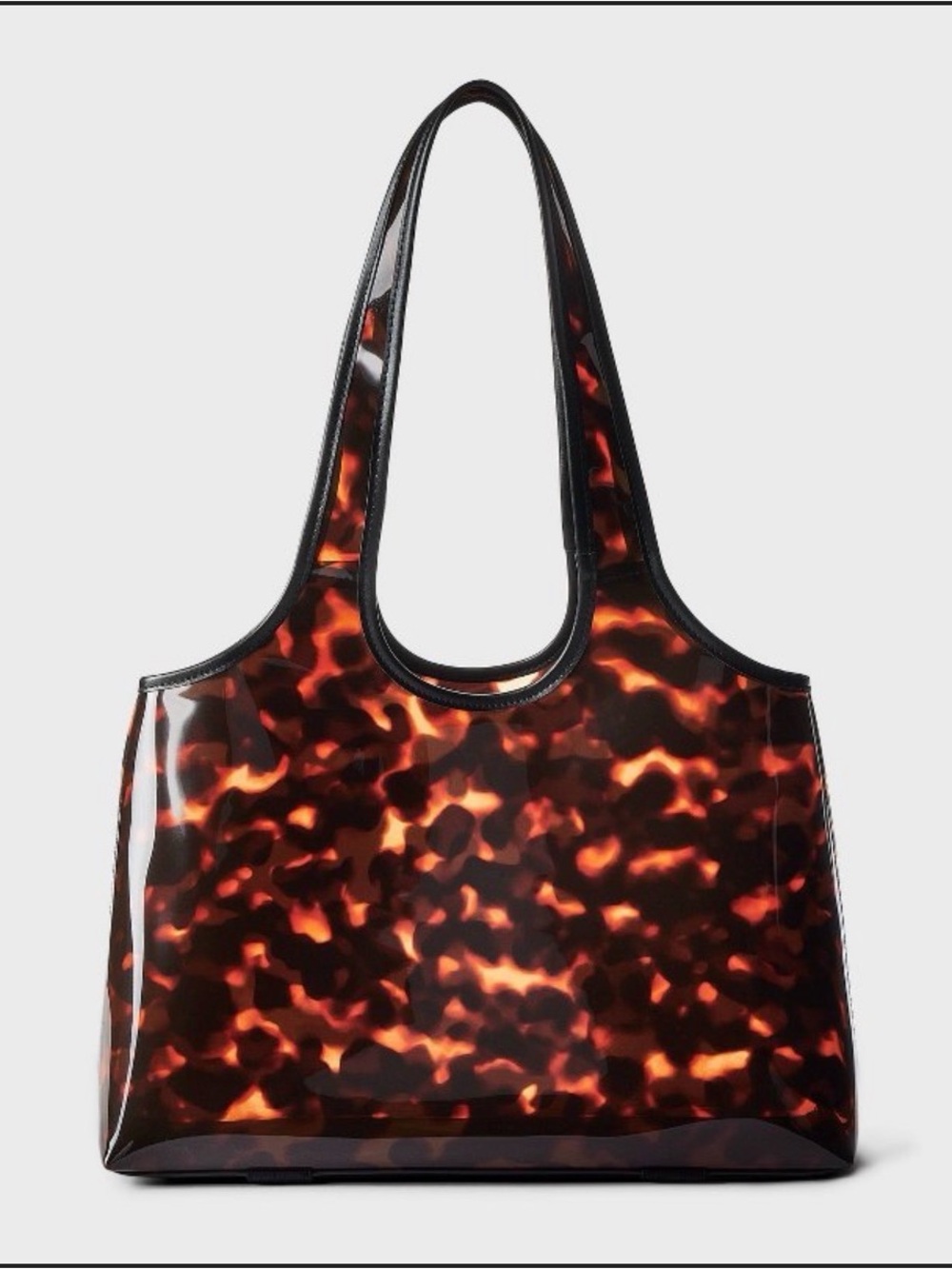 Jelly tote bag-Shade and Shore Tortoise print